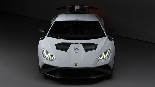 White Lamborghini STO